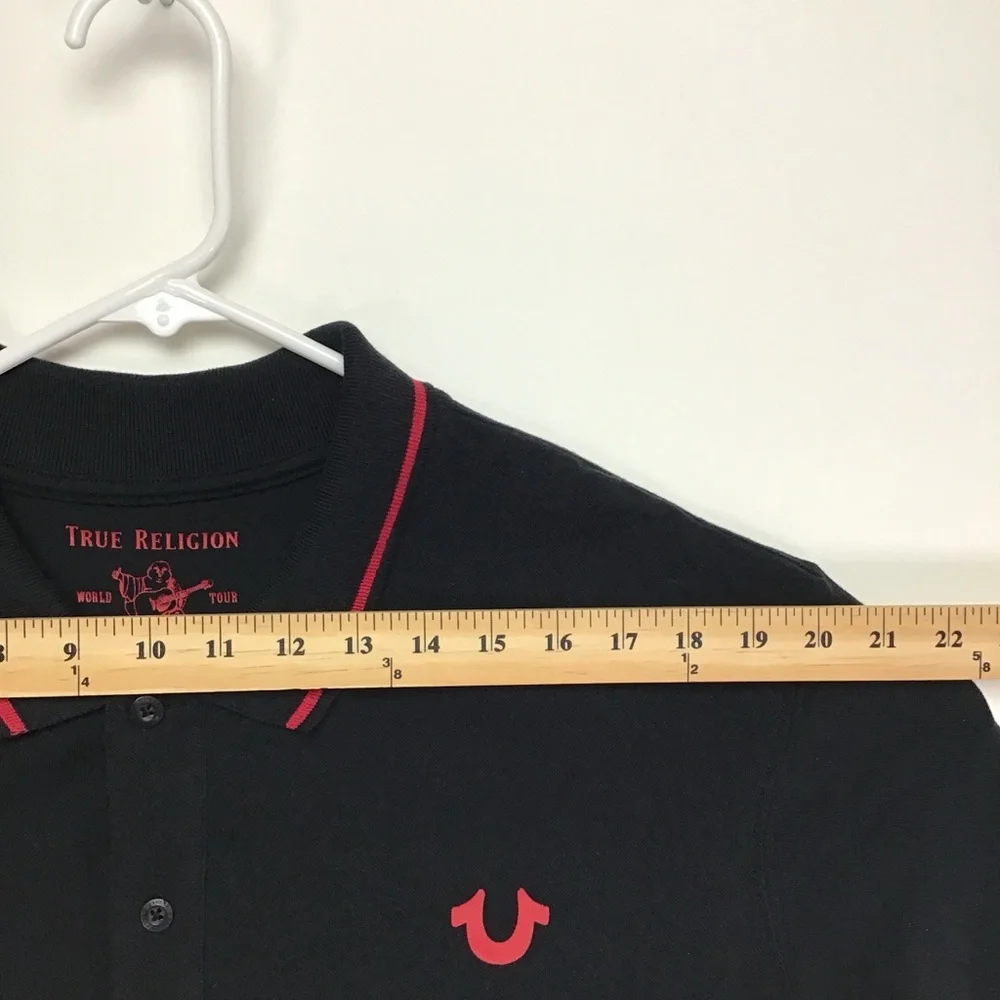 True Religion men’s short sleeve polo shirt 2XL